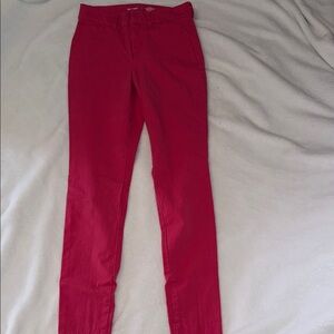 Old Navy Pixie Skinny Pants in Bright Pink